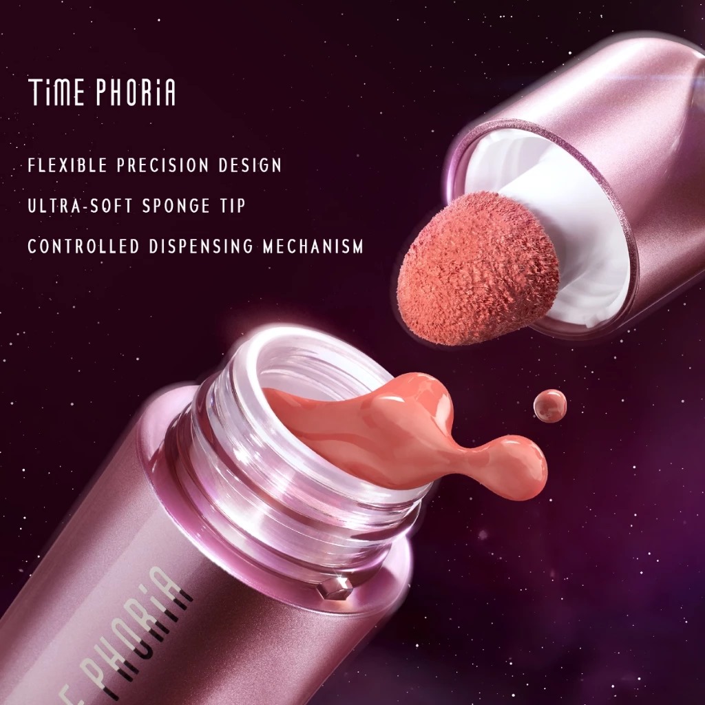 Time Phoria Pandora Cheek Liquid Blush 5gr - 04 Coral Treasure