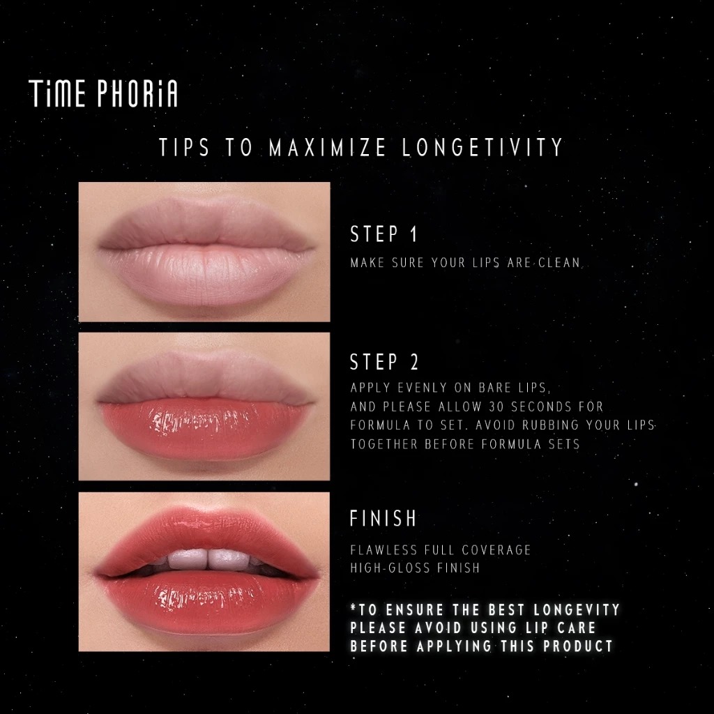 Time Phoria Stellar Dust Lip Stain 5ml - 06 Nerose Time Phoria Stellar Dust Lip Stain 5ml - 06 Nerose