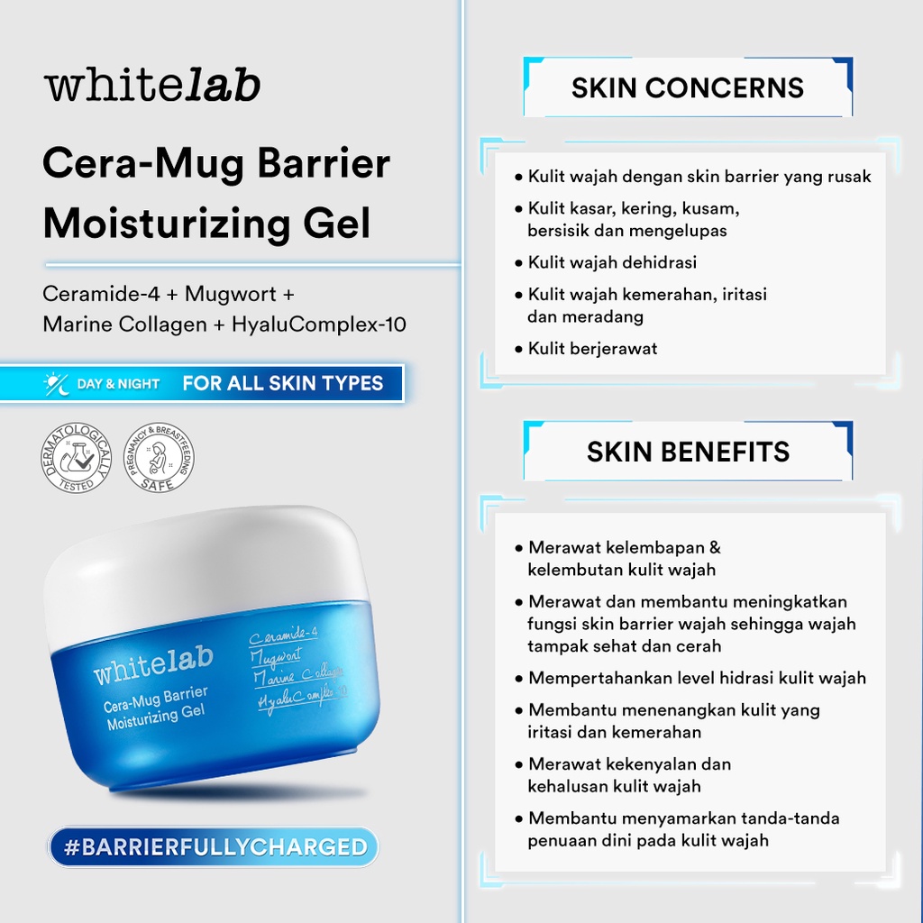 WHITELAB Cera-Mug Barrier Moisturizing Gel 20gr WHITELAB Cera-Mug Barrier Moisturizing Gel 20gr