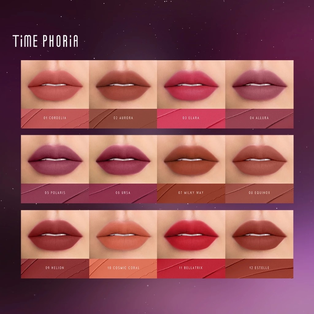 Time Phoria Nebula Velvet Lip Cream 4ml - 10 Cosmic Coral