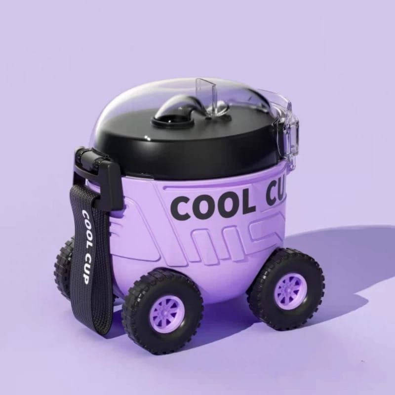 Botol Minum Anak Bentuk Mobil + Roda 550ml - UNGU (Free Sedotan dan Strap) (HX3502) Botol Minum Anak Bentuk Mobil + Roda 550ml - UNGU (Free Sedotan dan Strap) (HX3502)