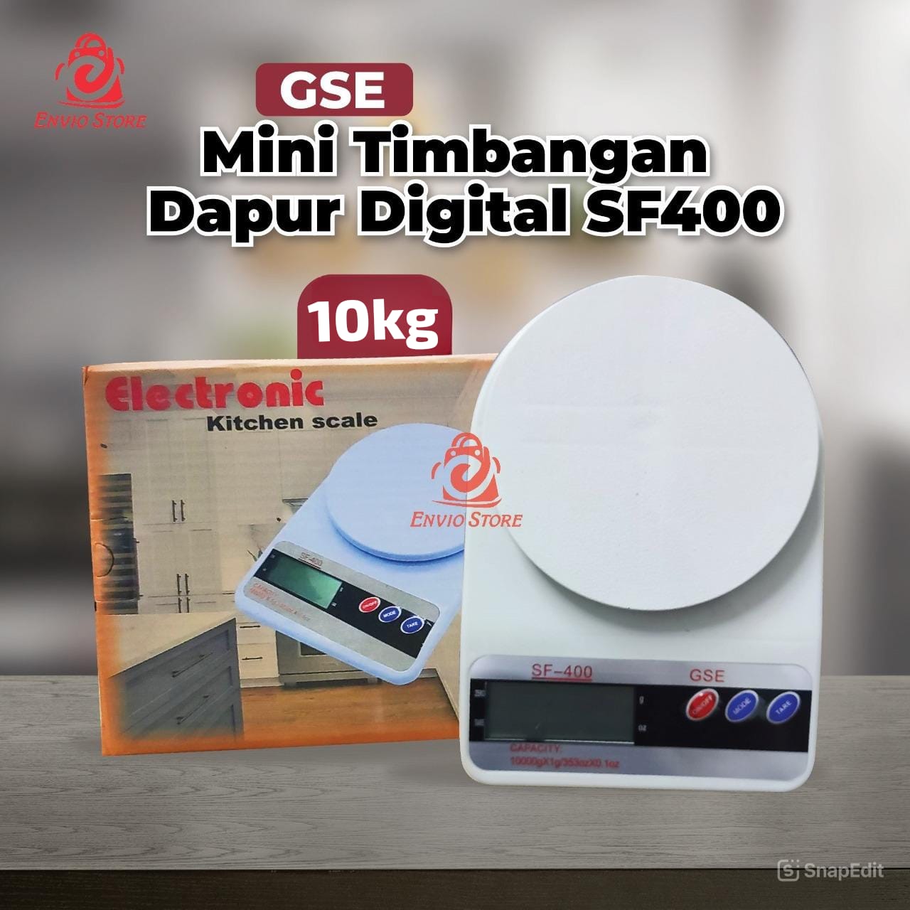 GSE - MINI Timbangan Dapur Digital SF400 10kg (Timbangan Kue) GSE - MINI Timbangan Dapur Digital SF400 10kg (Timbangan Kue)