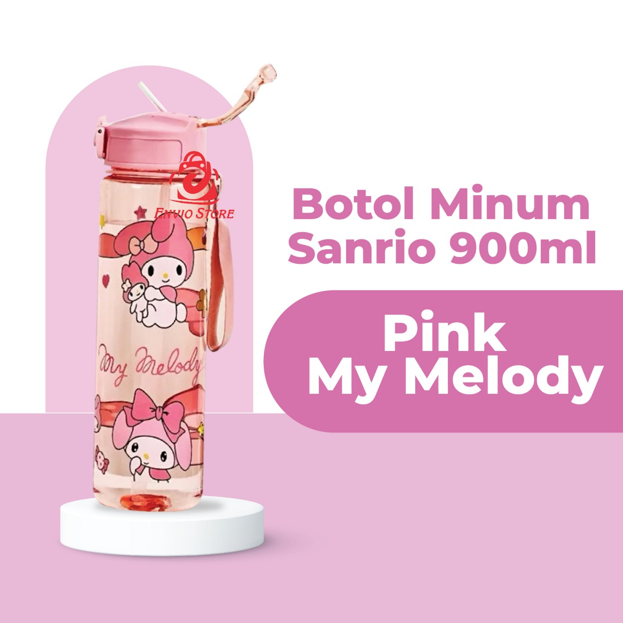 Botol Minum SANRIO 900ml - MY MELODY (Botol Air Minum Anak Lucu) (Free Sedotan) Botol Minum SANRIO 900ml - MY MELODY (Botol Air Minum Anak Lucu) (Free Sedotan)