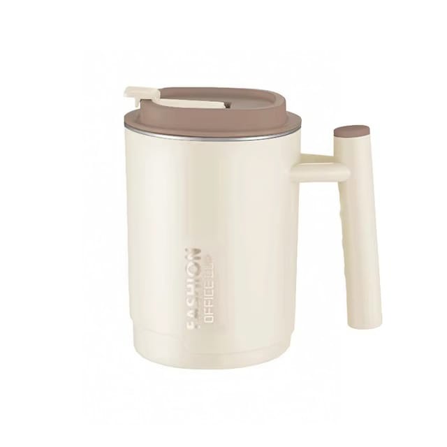 Office Cup Fashion 500ml - CREAM (Mug Tahan Panas Dingin Free Sedotan) (055)