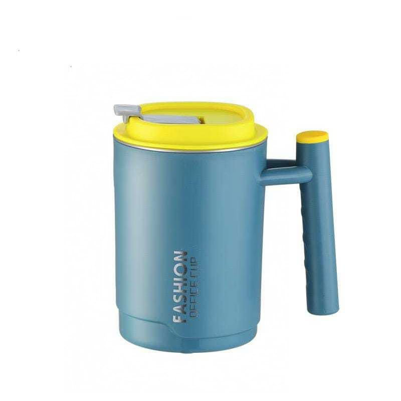 Office Cup Fashion 500ml - NAVY (Mug Tahan Panas Dingin Free Sedotan) (055)