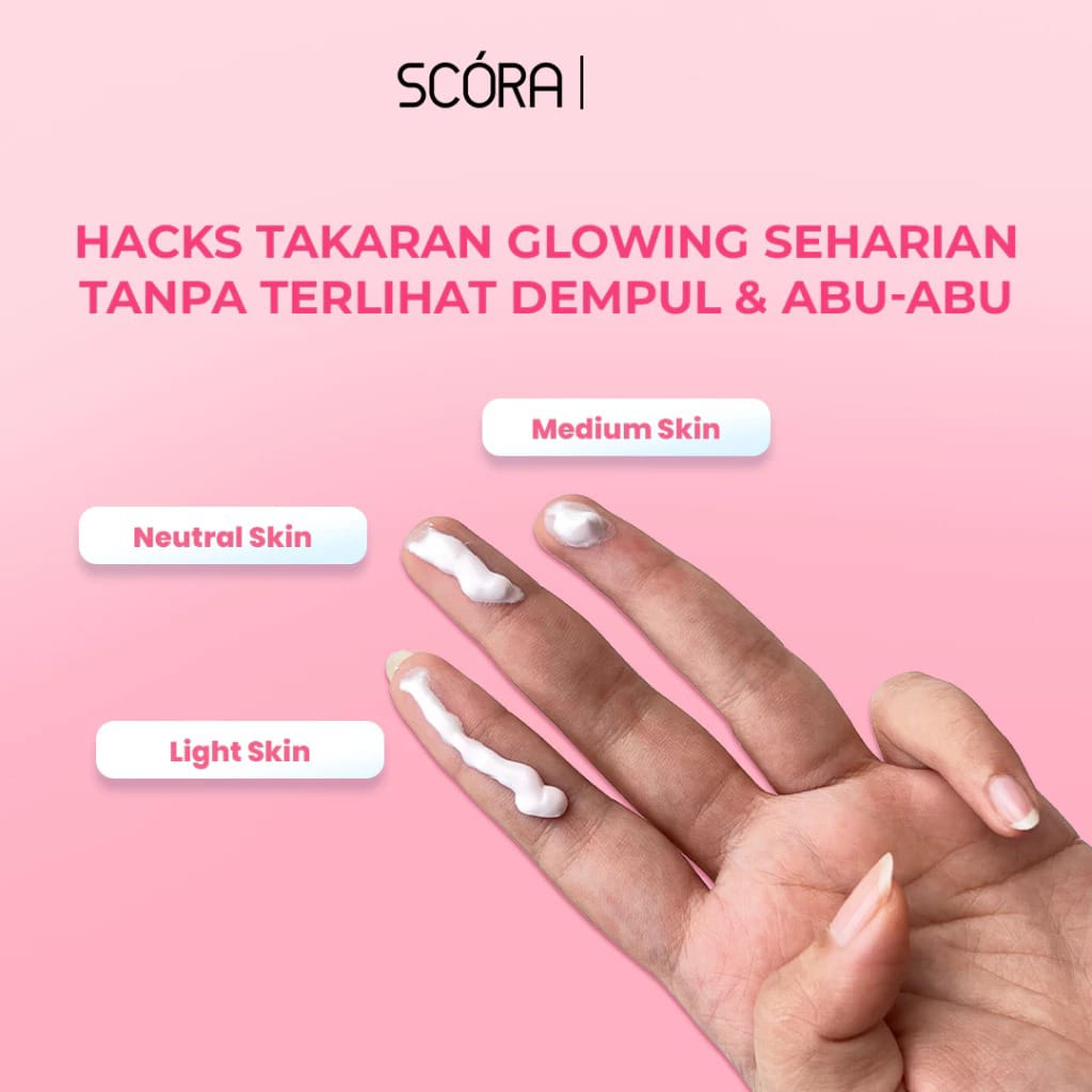 Scora Sheer Glow Tone Up Cream With Niacinamide 30gr