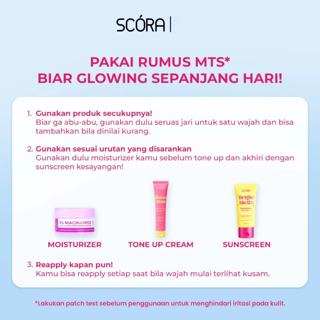 Scora Bright Me Up Sunscreen SPF40 PA++++ 40gr
