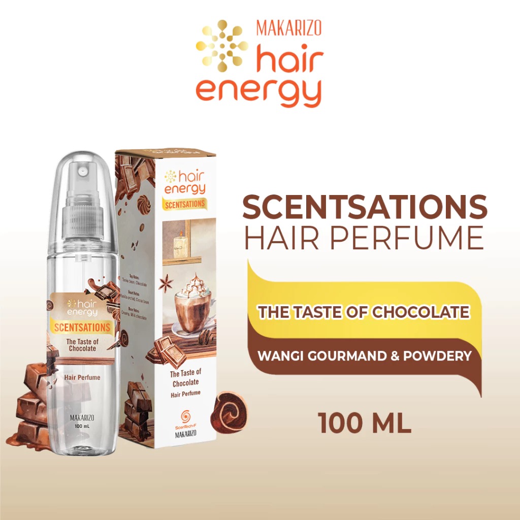 Makarizo Hair Energy Scentsations Hair Perfume 100ml - The Taste of Chocolate