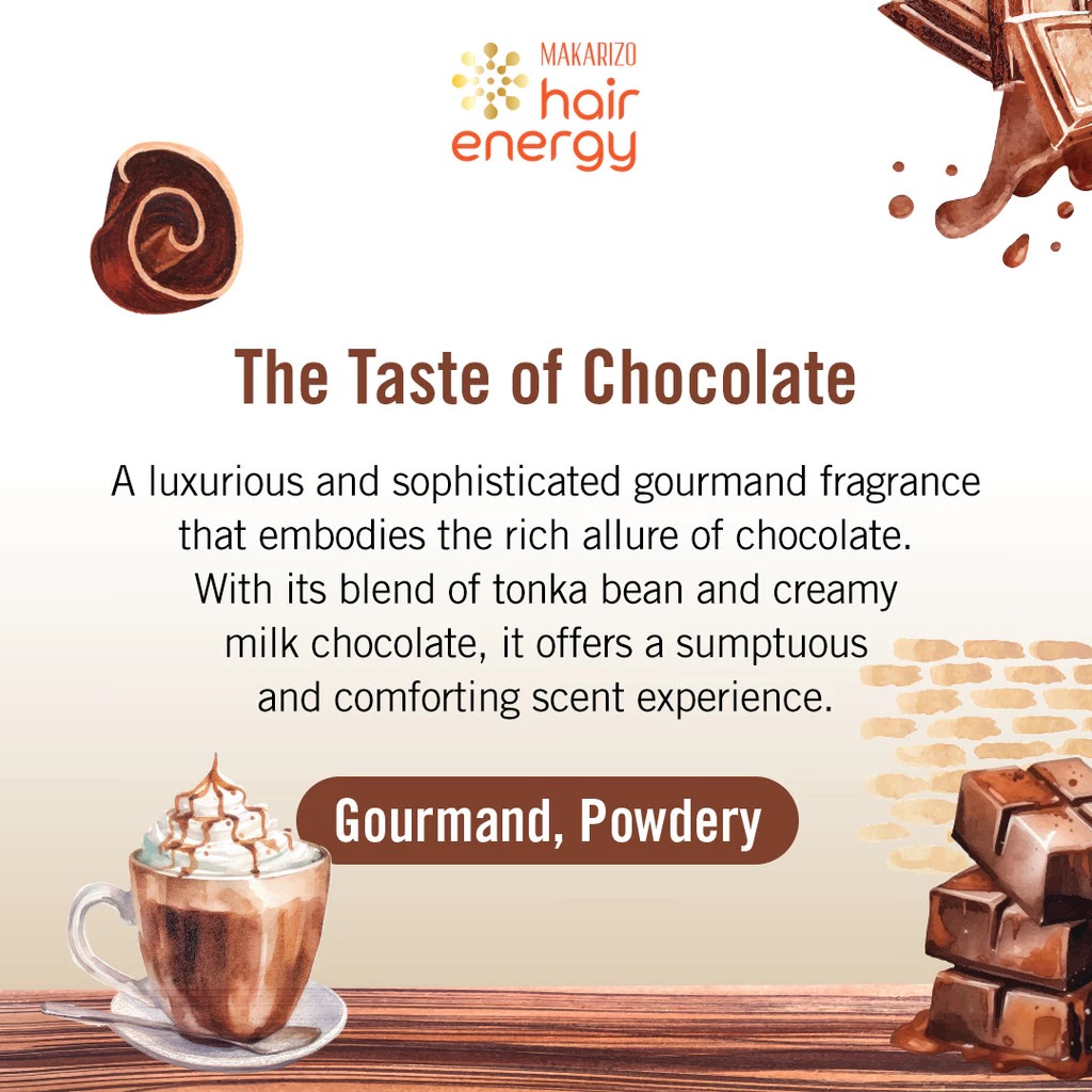 Makarizo Hair Energy Scentsations Hair Perfume 100ml - The Taste of Chocolate