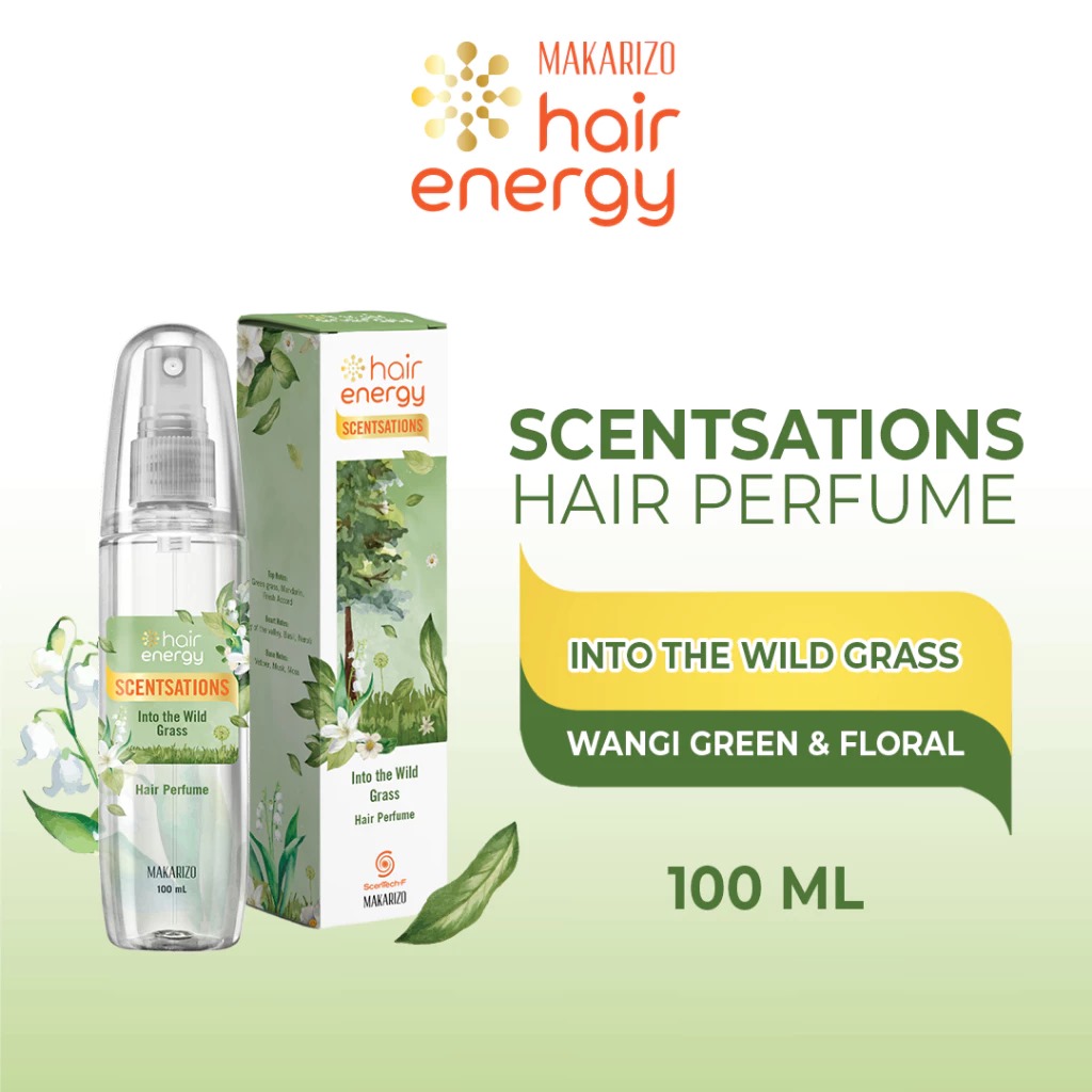 Makarizo Hair Energy Scentsations Hair Perfume 100ml - Into The Wild Grass Makarizo Hair Energy Scentsations Hair Perfume 100ml - Into The Wild Grass