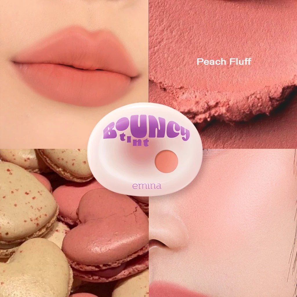 Emina Bouncy Tint 7.4gr - 05 Peach Fluff Emina Bouncy Tint 7.4gr - 05 Peach Fluff