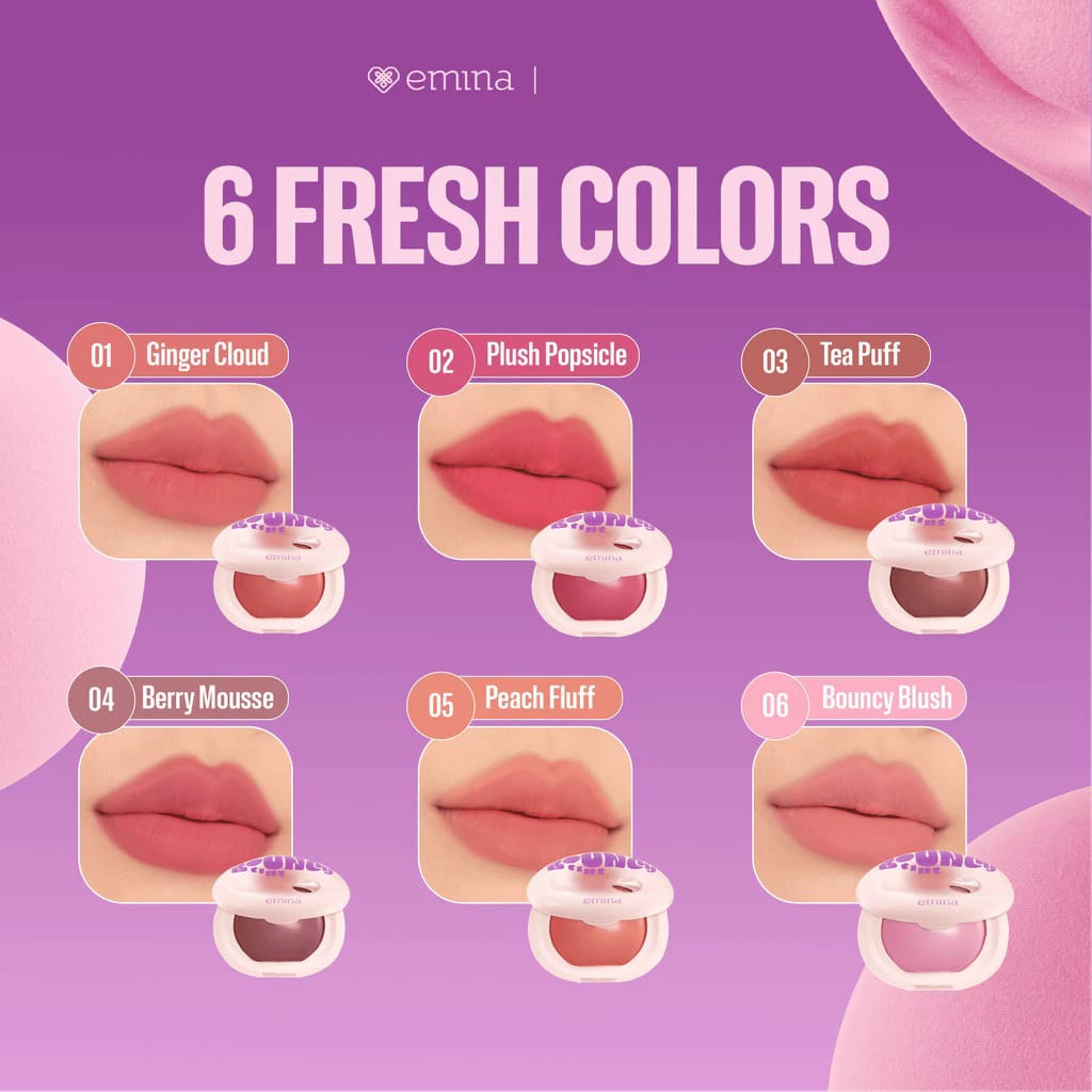 Emina Bouncy Tint 7.4gr - 06 Bouncy Blush