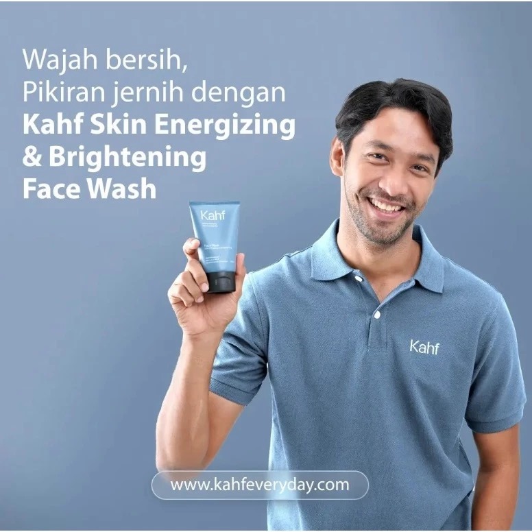 (PAKET ISI 3) Kahf Face Wash 100ml - Skin Energizing and Brightening
