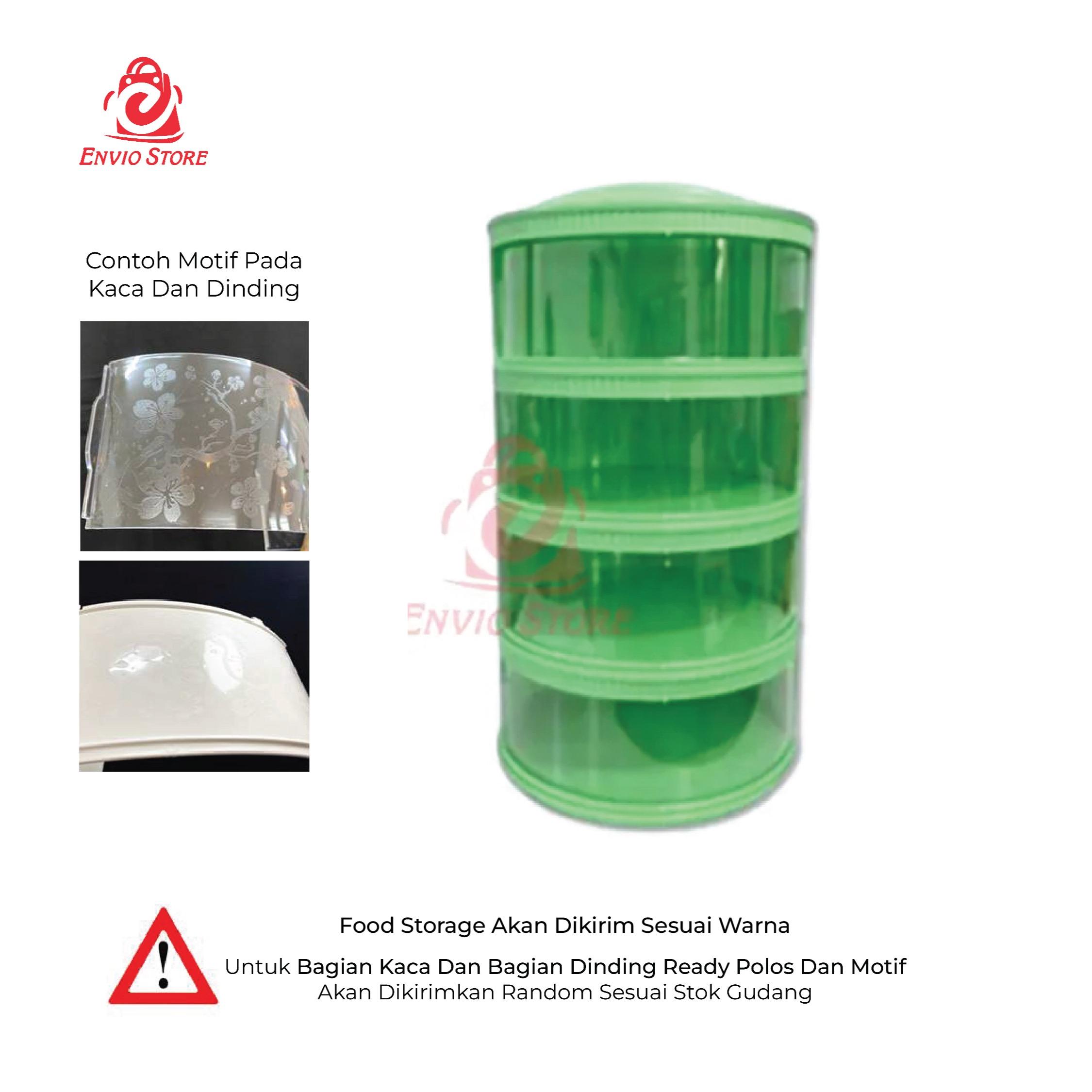 TRI J - Food Storage 4 Susun - HIJAU (Tudung Saji Susun 4 Layer) TRI J - Food Storage 4 Susun - HIJAU (Tudung Saji Susun 4 Layer)