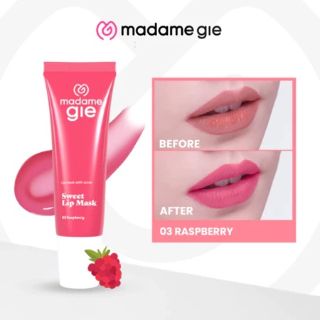 Madame Gie Sweet Lip Mask 10gr - 03 Raspberry