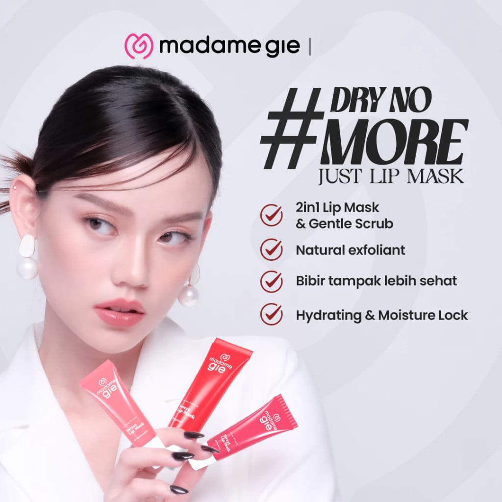 Madame Gie Sweet Lip Mask 10gr - 03 Raspberry