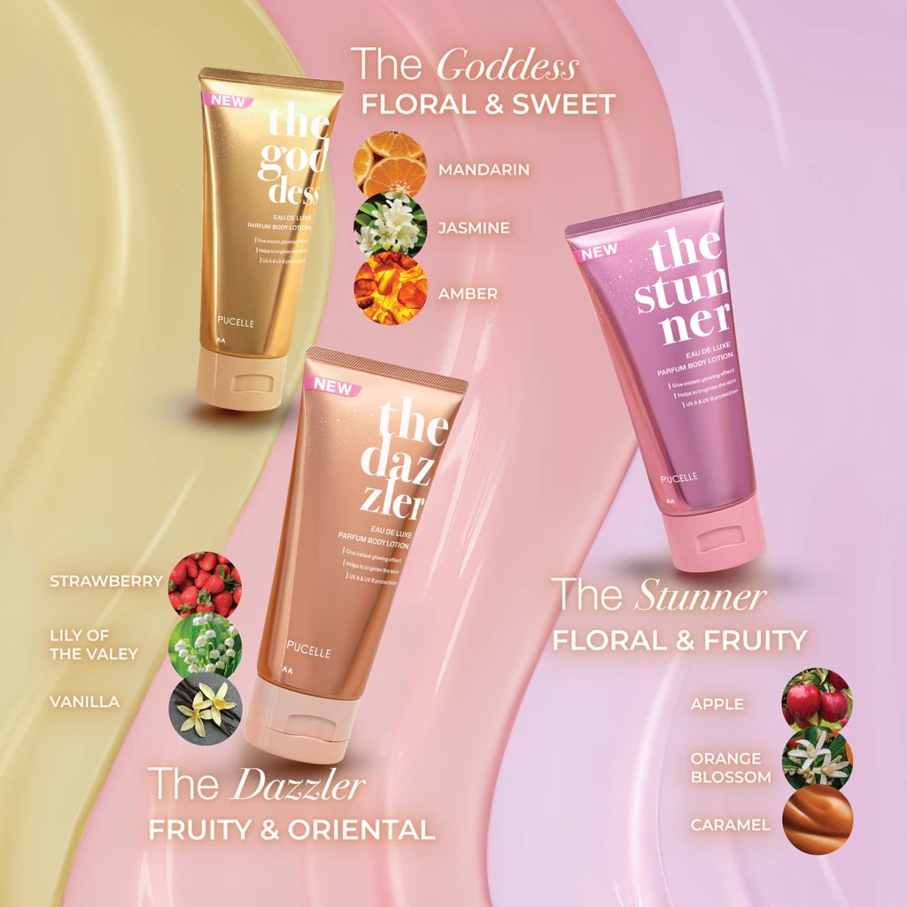 Pucelle Eau De Luxe Parfum Body Lotion 160ml - The Stunner