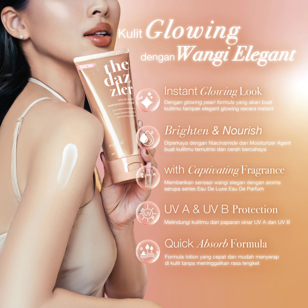 Pucelle Eau De Luxe Parfum Body Lotion 160ml - The Dazzler