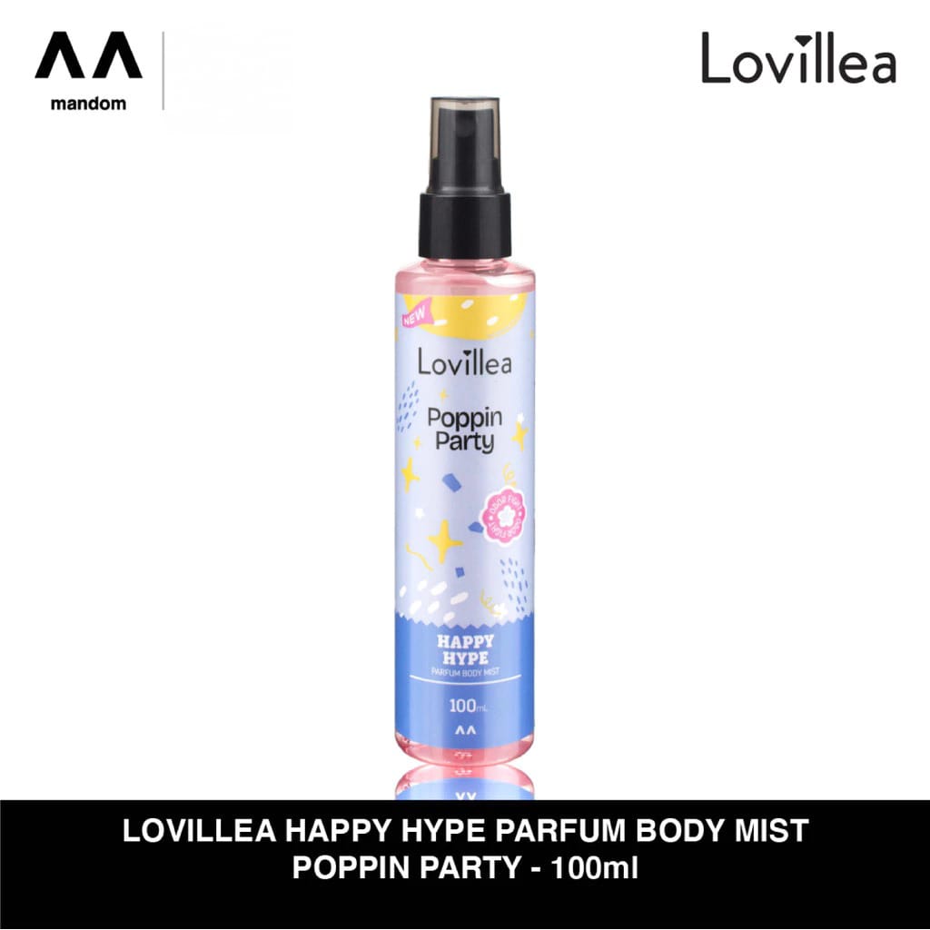 Lovillea Happy Hype Parfum Body Mist 100ml - Poppin Party