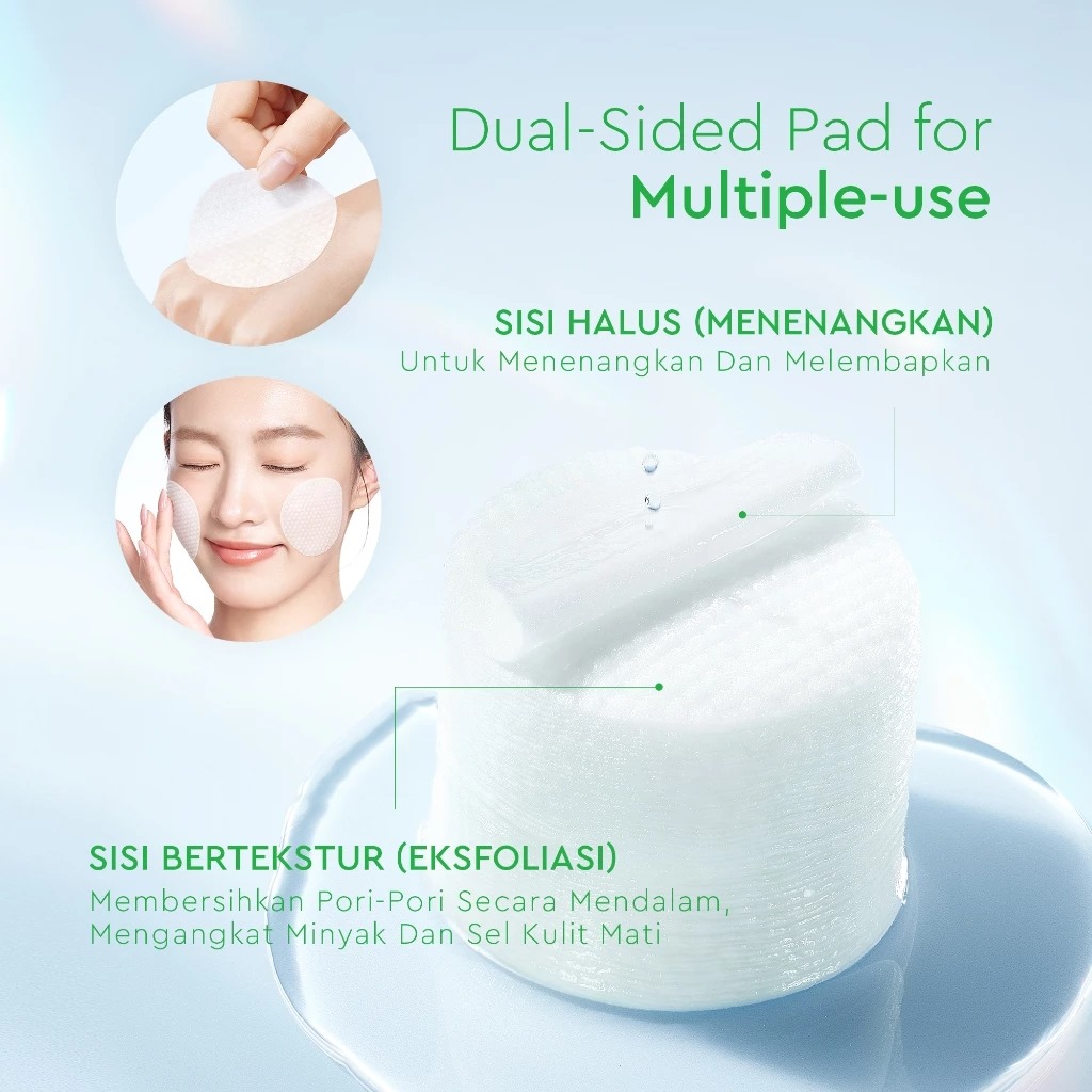 Glad 2 Glow Acne Pads - Centella Salicylic Acid Exfoliating 110gr (30pads)