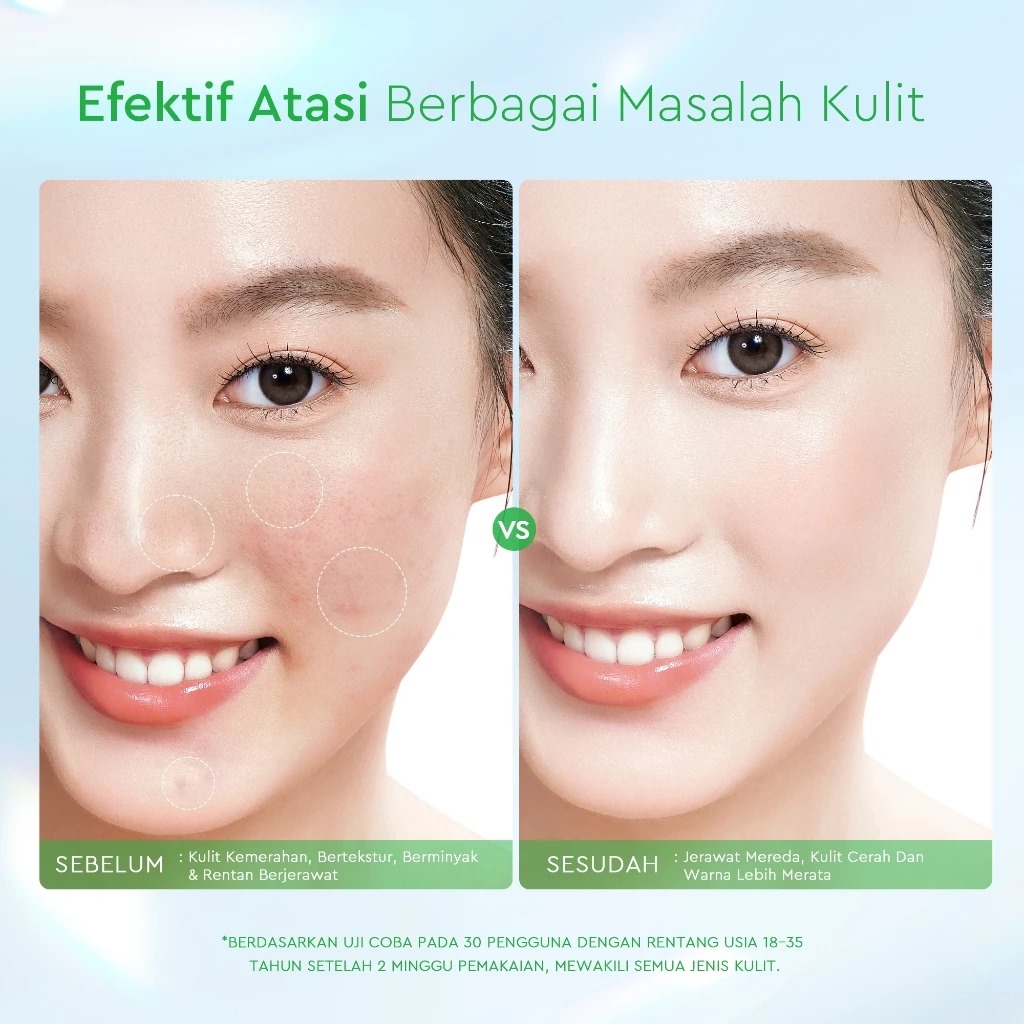 Glad 2 Glow Acne Pads - Centella Salicylic Acid Exfoliating 110gr (30pads)