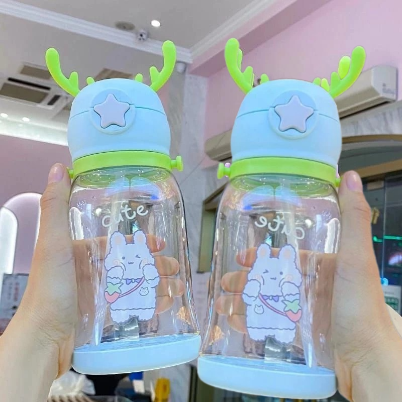 Botol Minum Tanduk Rusa + Tali 600ml - BIRU/TOSCA (BZ 247) Botol Minum Tanduk Rusa + Tali 600ml - BIRU/TOSCA (BZ 247)