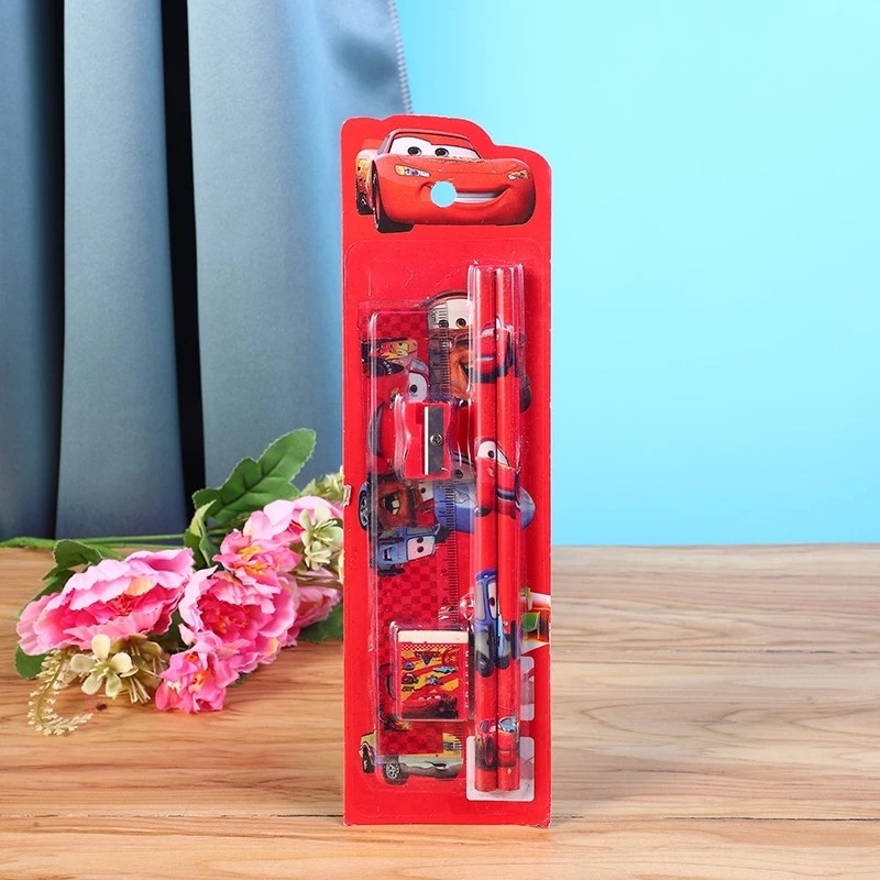 Alat Tulis Karakter Set Mini 5in1 - CARS (MOBIL)