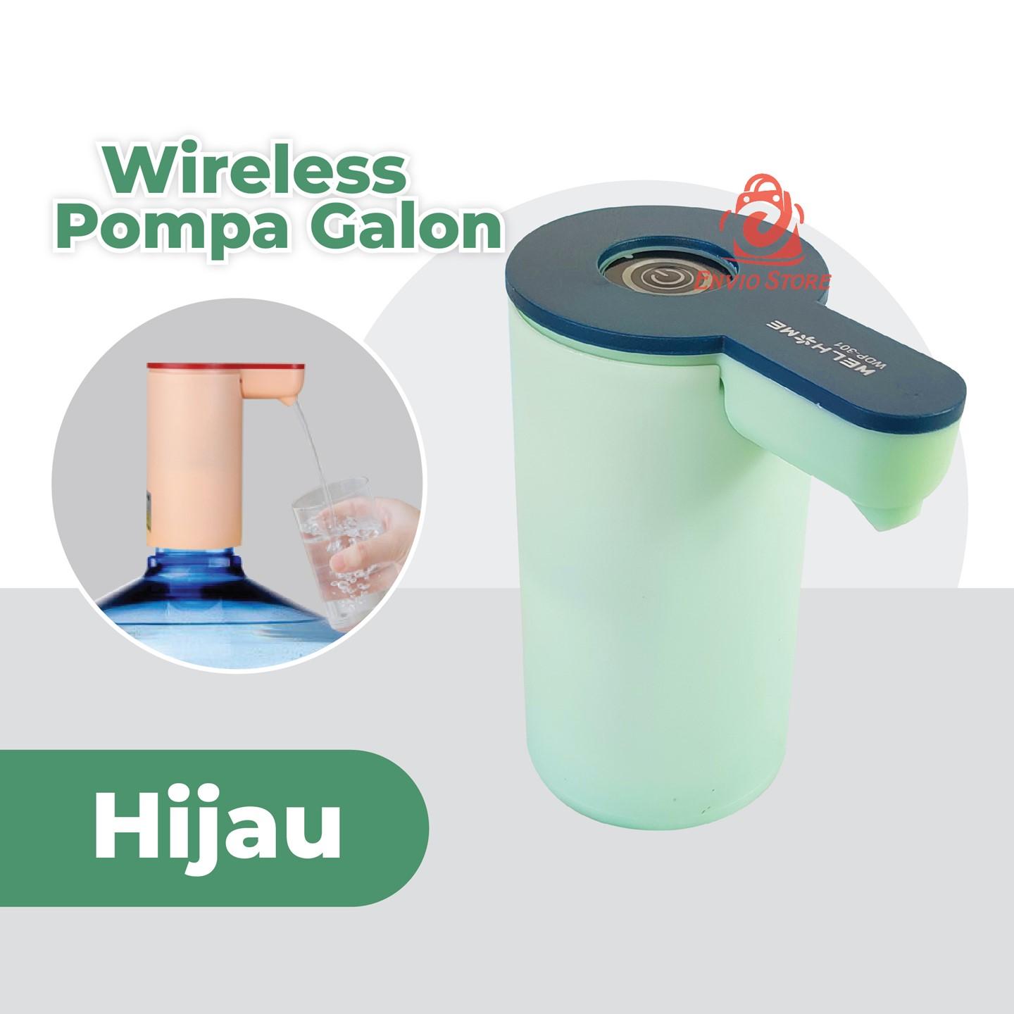 Welhome Pompa Galon Elektrik 1200mAh - HIJAU (WDP-301) Welhome Pompa Galon Elektrik 1200mAh - HIJAU (WDP-301)