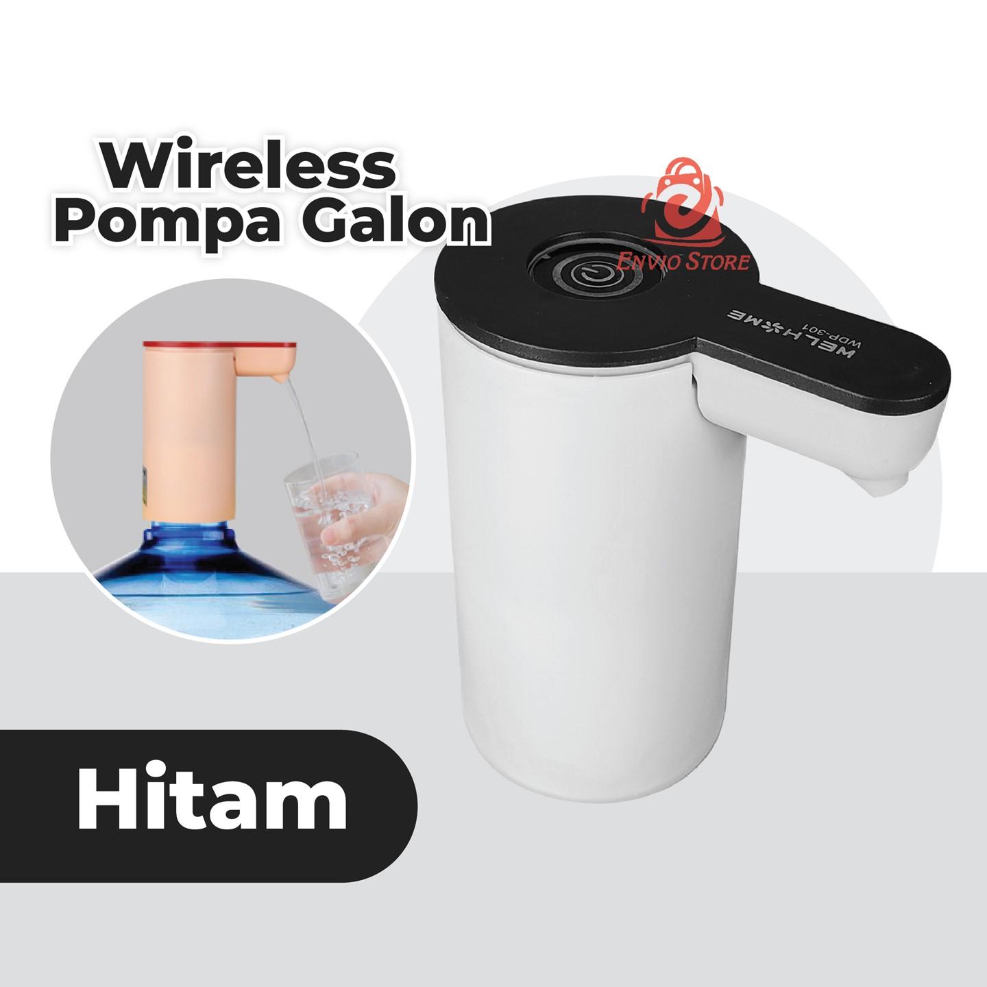 Welhome Pompa Galon Elektrik 1200mAh - HITAM (WDP-301) Welhome Pompa Galon Elektrik 1200mAh - HITAM (WDP-301)