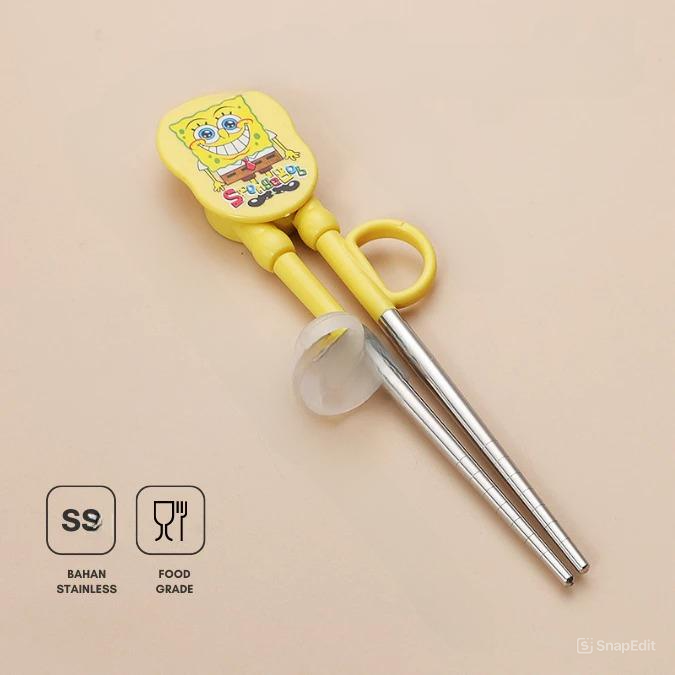 Sumpit Belajar Anak - SPONGEBOB (Sumpit Anak Kartun) Sumpit Belajar Anak - SPONGEBOB (Sumpit Anak Kartun)