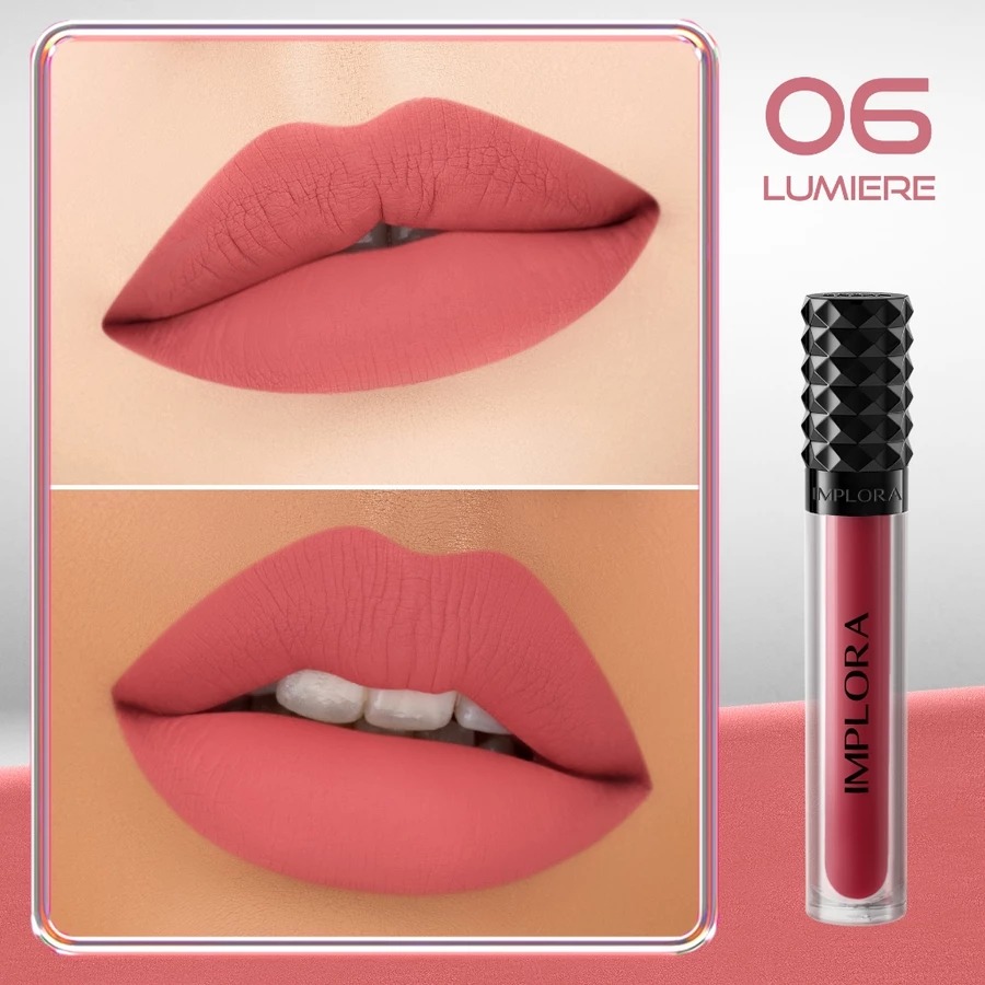 (PAKET ISI 12) Implora Urban Lipcream Matte 3.3gr - 06 Lumiere (NEW) (PAKET ISI 12) Implora Urban Lipcream Matte 3.3gr - 06 Lumiere (NEW)