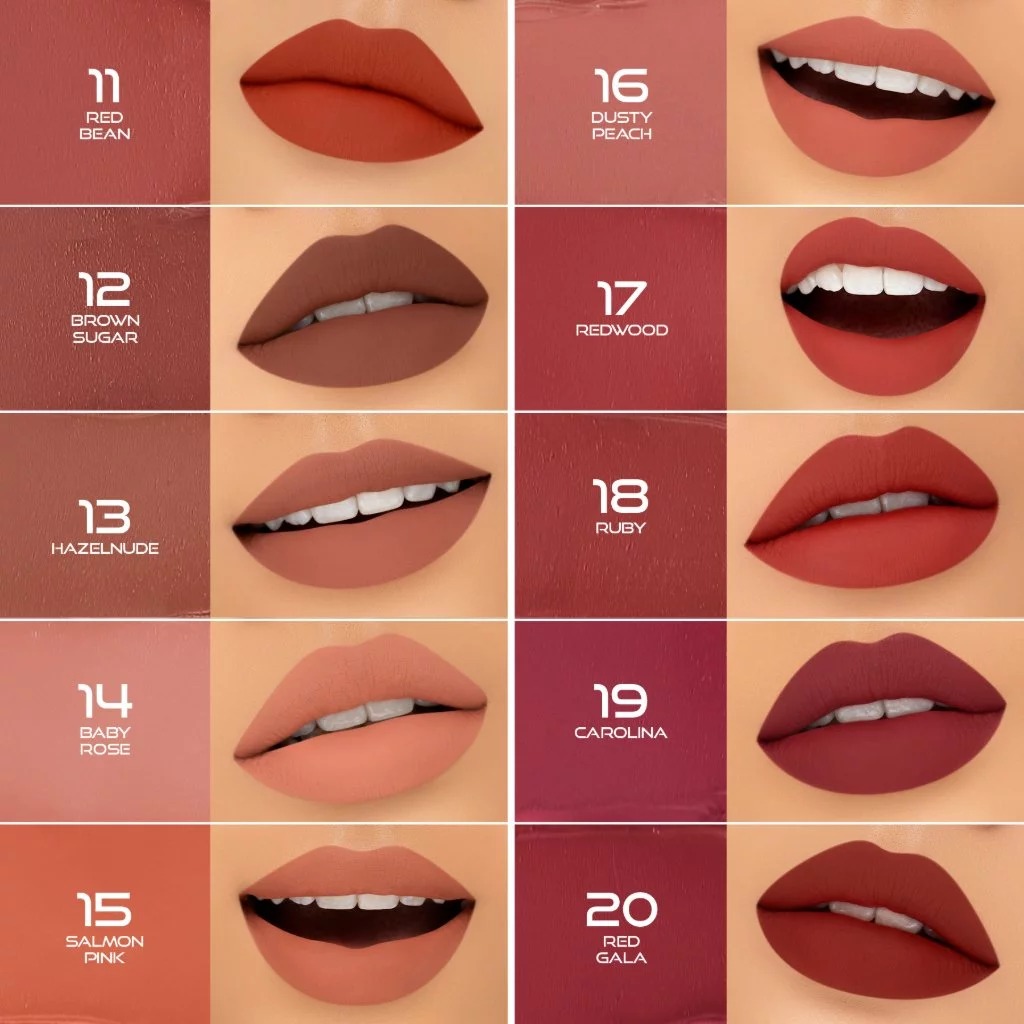 (PAKET ISI 12) Implora Urban Lipcream Matte 3.3gr - 07 Truffle Mauve (NEW)