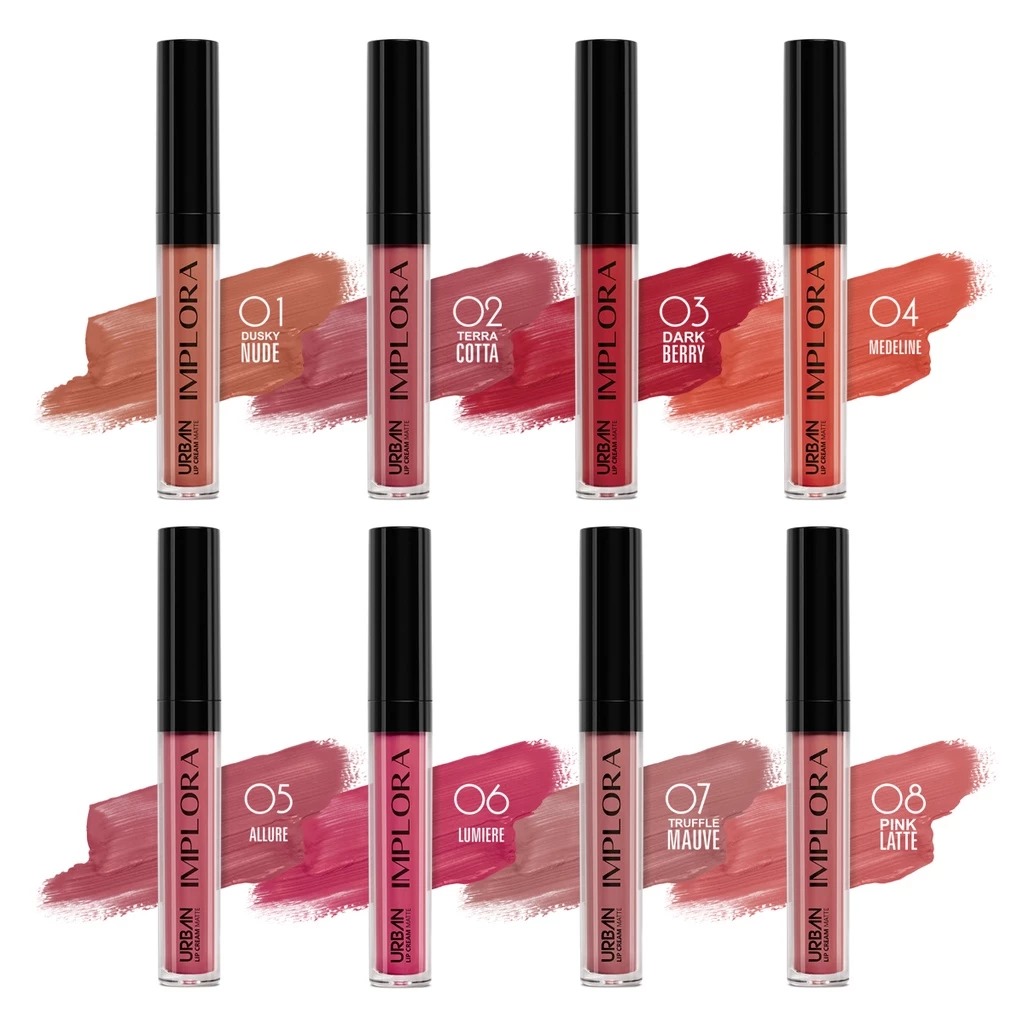 (PAKET ISI 12) Implora Urban Lipcream Matte - 10 Gingerbread
