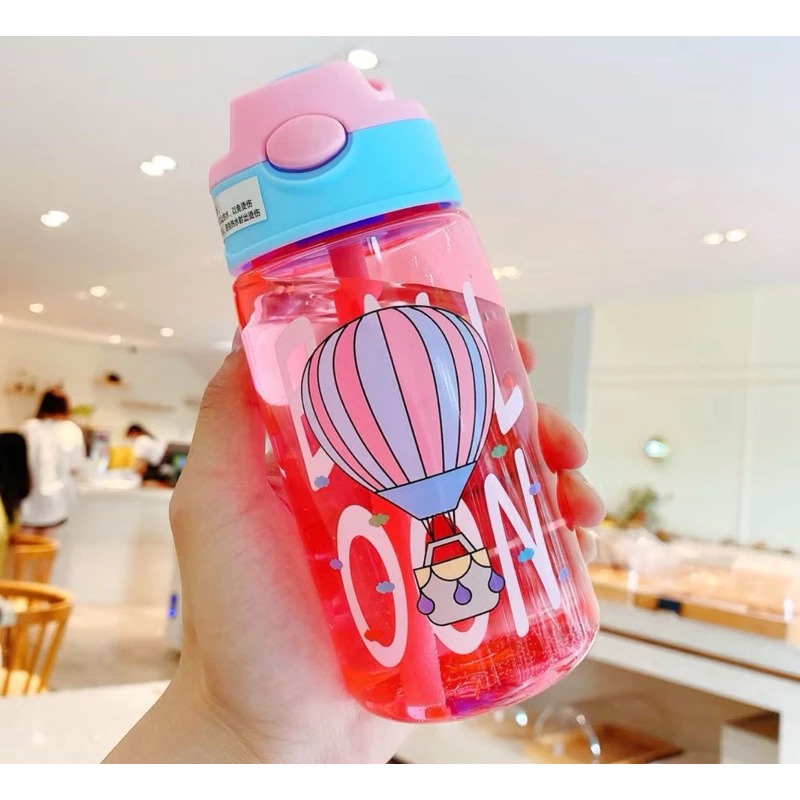 Botol Minum Warna Motif Transportasi 480ml - PINK (BZ 276) Botol Minum Warna Motif Transportasi 480ml - PINK (BZ 276)