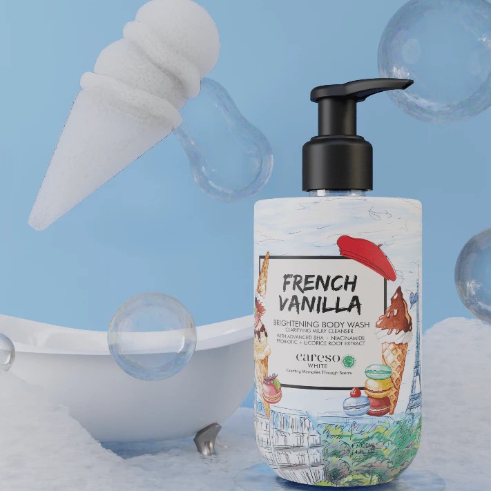 Careso Brightening Body Wash 300ml - French Vanilla