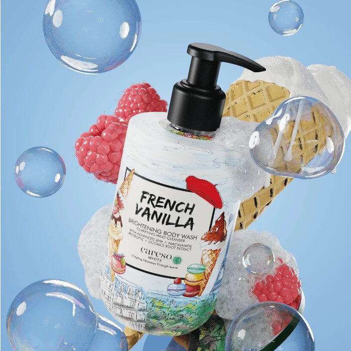 Careso Brightening Body Wash 300ml - French Vanilla