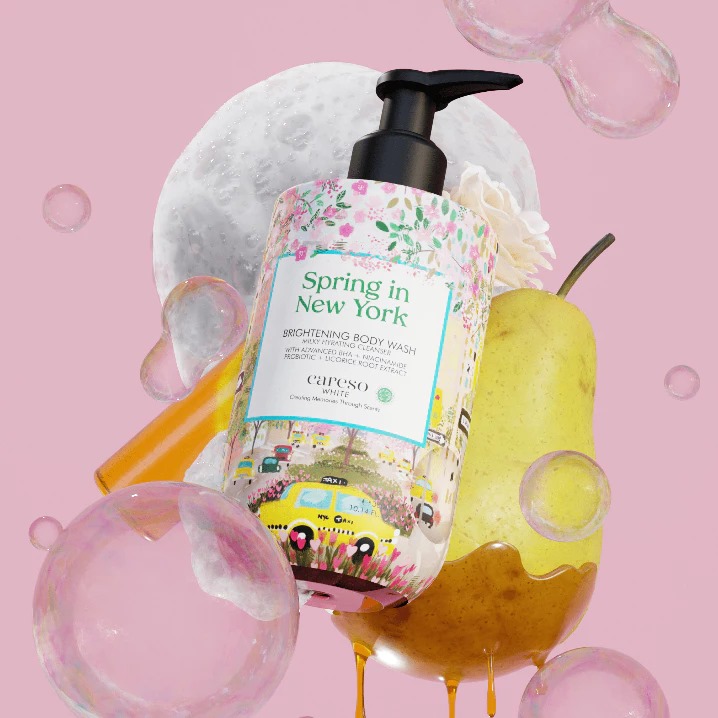 Careso Brightening Body Wash 300ml - Spring In New York