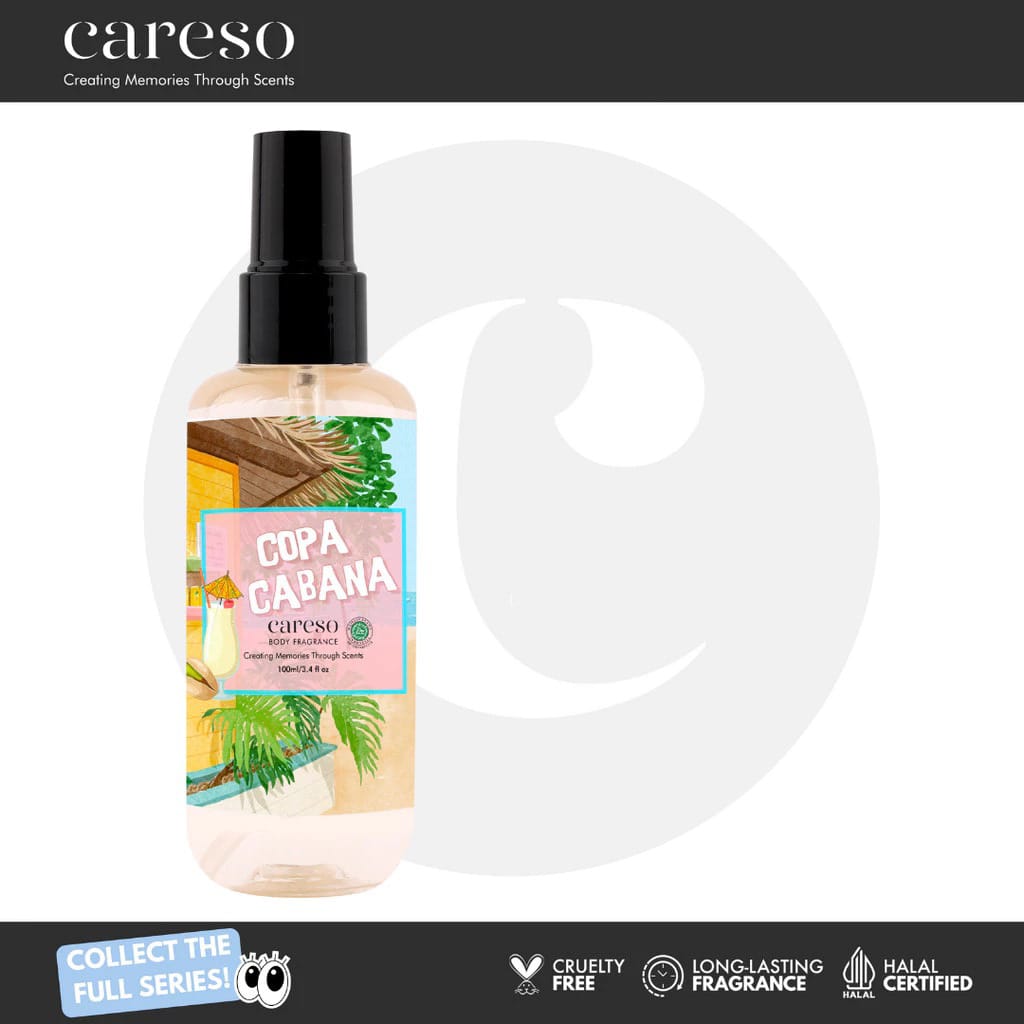Careso Body Fragrance 100ml - Copa Cabana