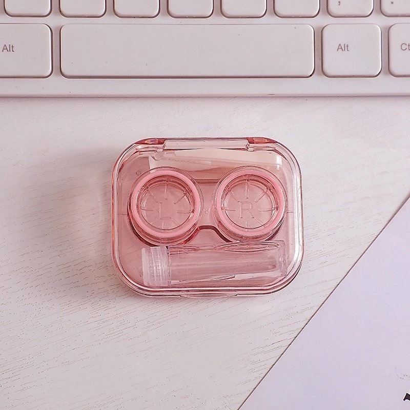 Tempat Softlens Bening + Jepitan - PINK (Wadah Soflens / Lensa Kontak dan Jepitan) Tempat Softlens Bening + Jepitan - PINK (Wadah Soflens / Lensa Kontak dan Jepitan)