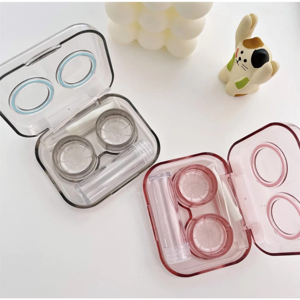 Tempat Softlens Bening + Jepitan - PINK (Wadah Soflens / Lensa Kontak dan Jepitan) Tempat Softlens Bening + Jepitan - PINK (Wadah Soflens / Lensa Kontak dan Jepitan)