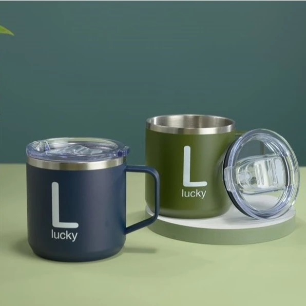 Coffee Cup Termos Polos Stainless 400ml - HIJAU (Termos Tahan Panas Dingin 8 Jam) (SD-1265) Coffee Cup Termos Polos Stainless 400ml - HIJAU (Termos Tahan Panas Dingin 8 Jam) (SD-1265)
