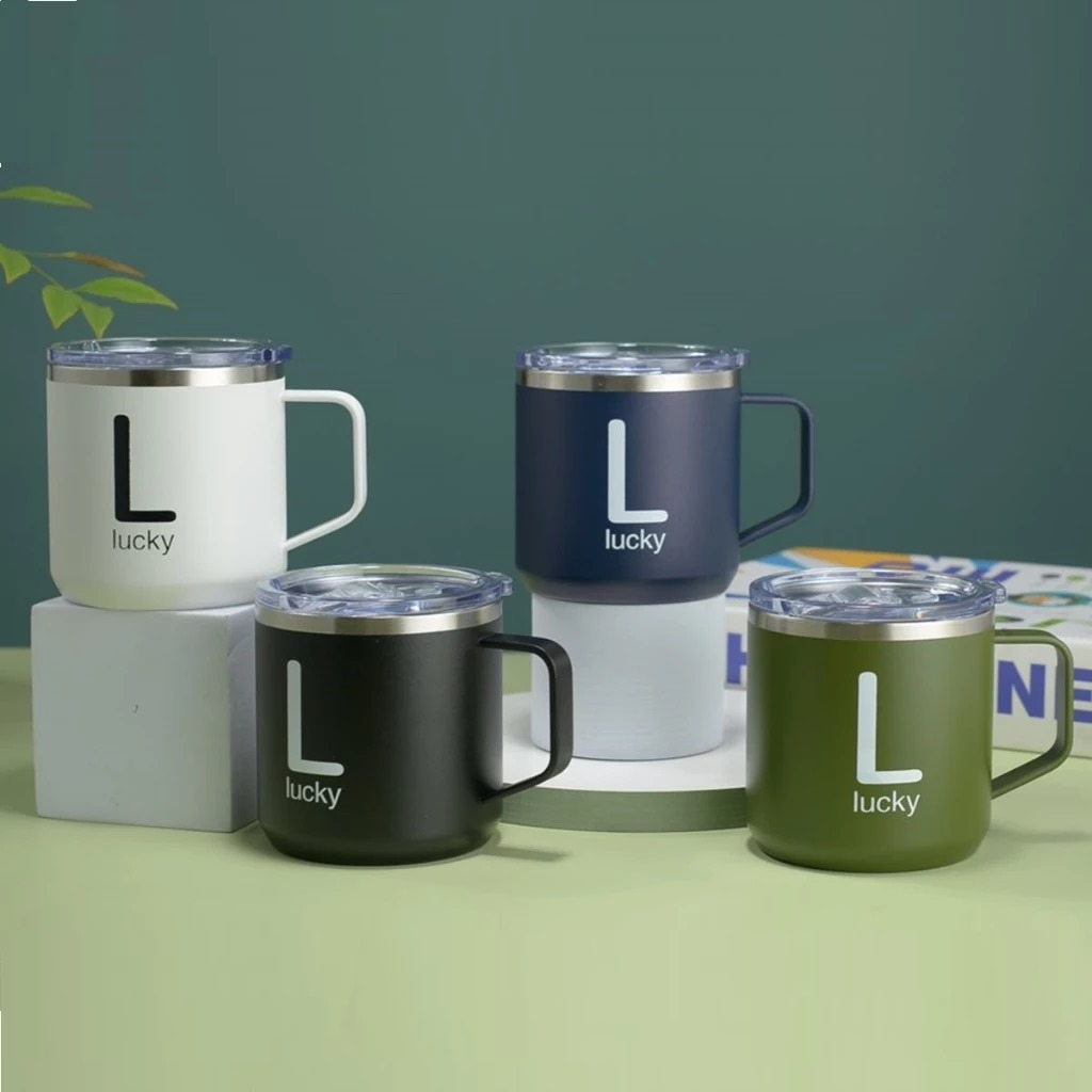 Coffee Cup Termos Polos Stainless 400ml - HIJAU (Termos Tahan Panas Dingin 8 Jam) (SD-1265) Coffee Cup Termos Polos Stainless 400ml - HIJAU (Termos Tahan Panas Dingin 8 Jam) (SD-1265)