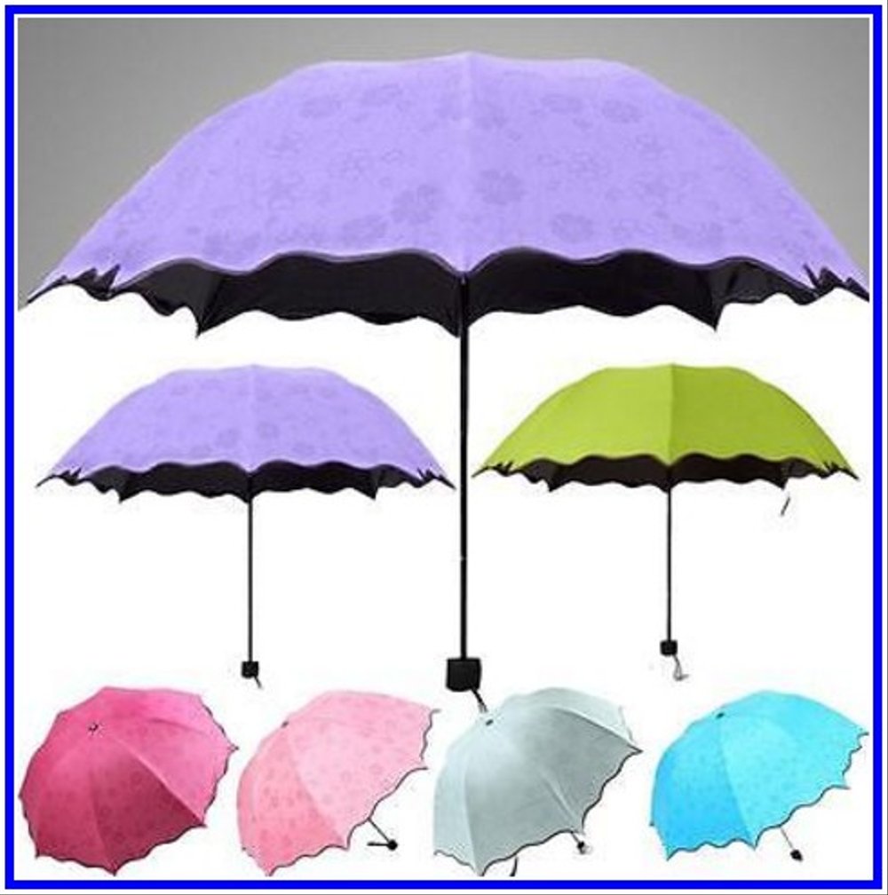 Payung Lipat Magic Motif 3D - PINK (Magic Umbrella) Payung Lipat Magic Motif 3D - PINK (Magic Umbrella)