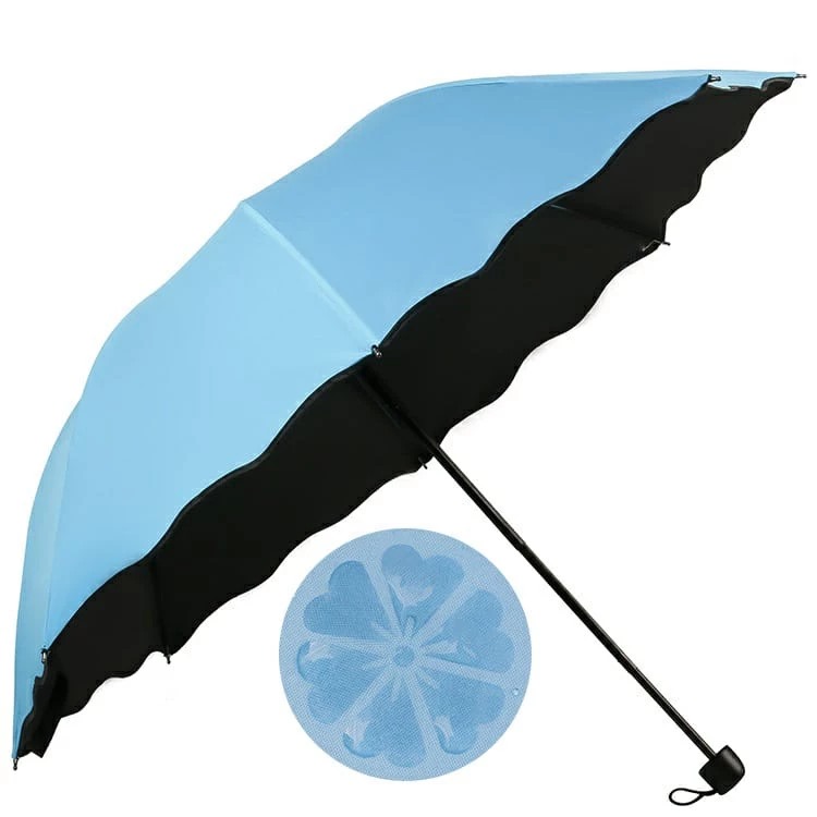 Payung Lipat Magic Motif 3D - BIRU (Magic Umbrella)