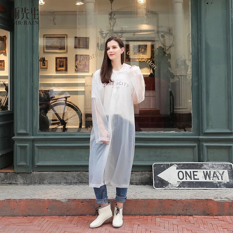 Jas Hujan Ponco Eva DEWASA - PUTIH (Lightweight Raincoat) Jas Hujan Ponco Eva DEWASA - PUTIH (Lightweight Raincoat)