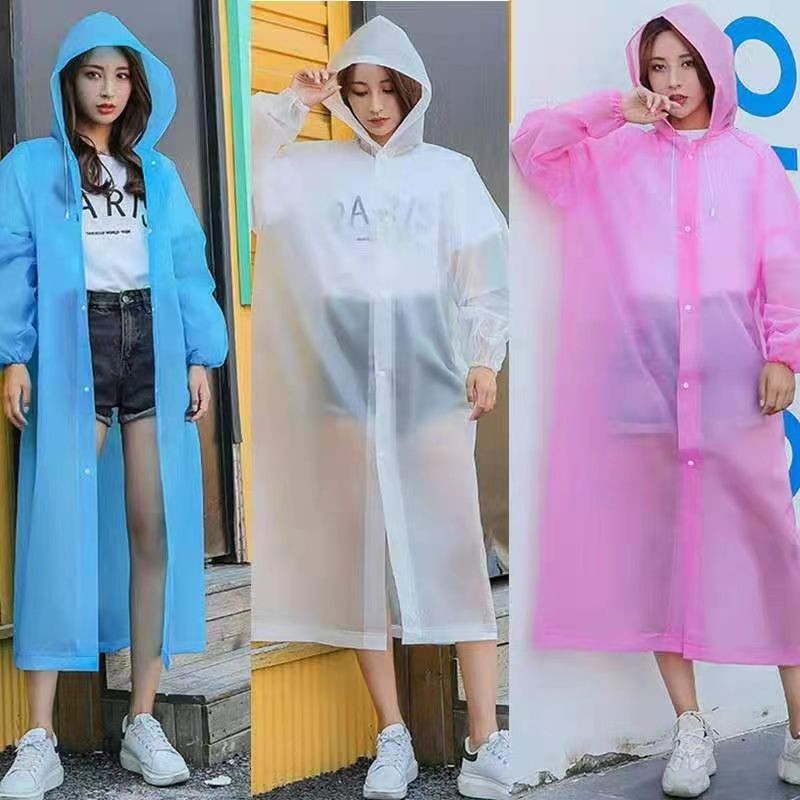 Jas Hujan Ponco Eva DEWASA - PUTIH (Lightweight Raincoat) Jas Hujan Ponco Eva DEWASA - PUTIH (Lightweight Raincoat)