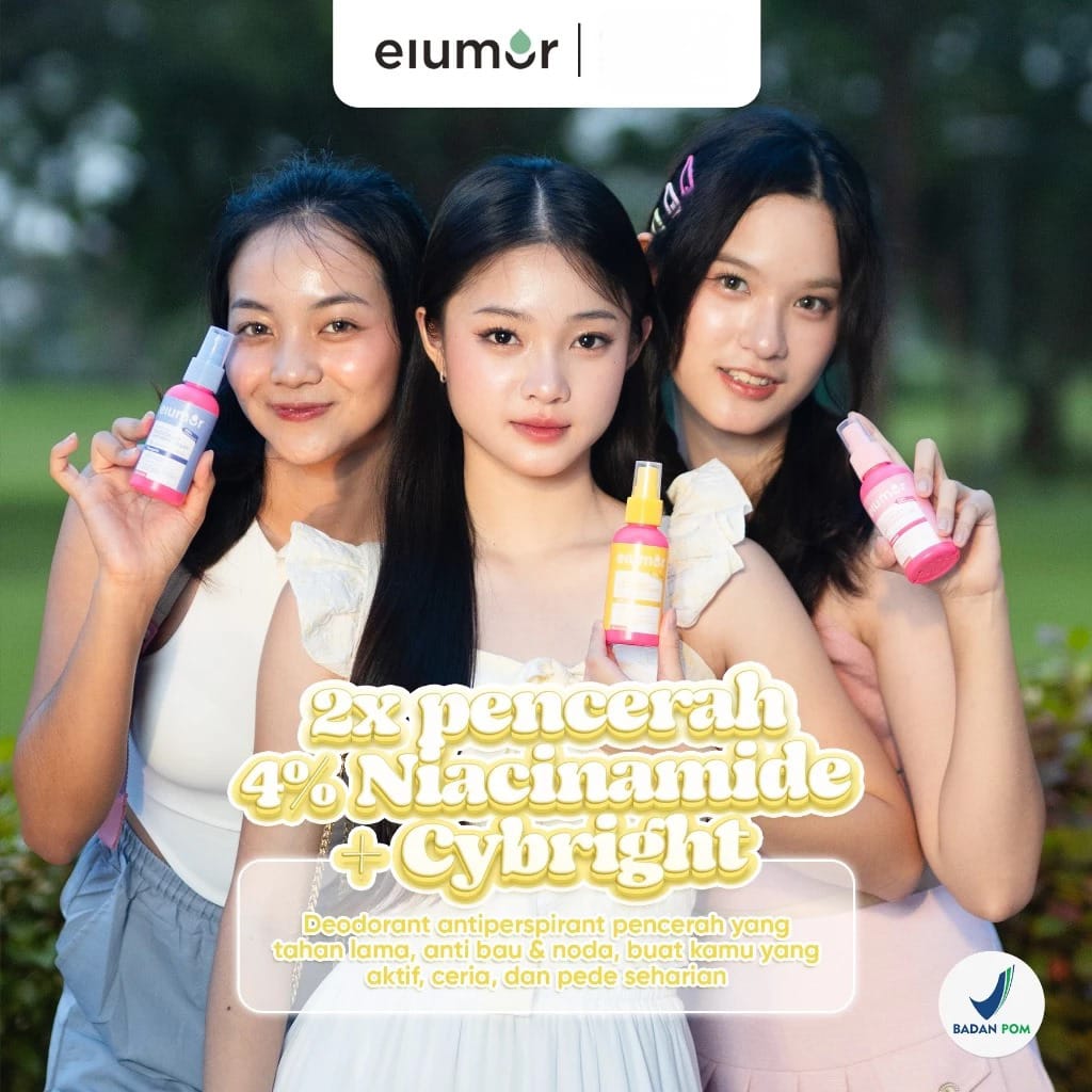 Elumor Brightening Deodorant Antiperspirant 100ml - Cheerful