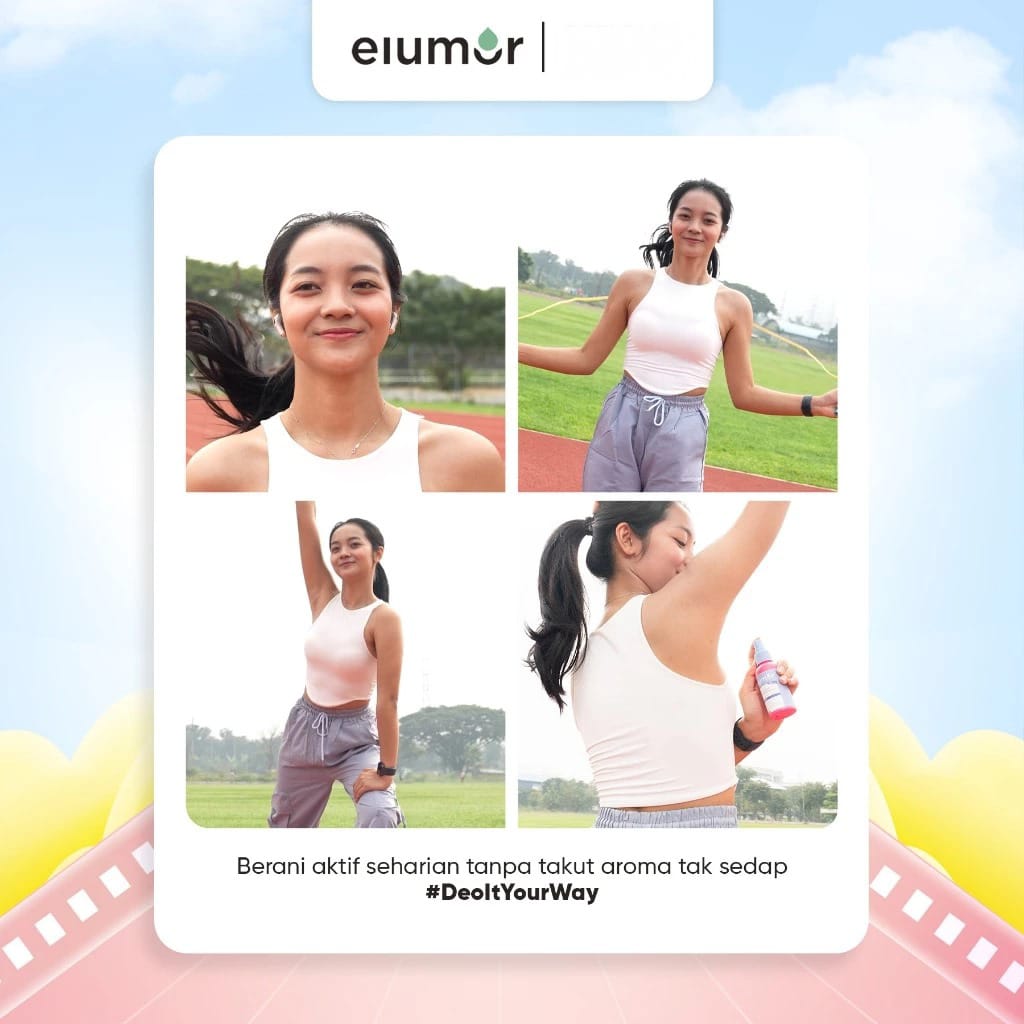 Elumor Brightening Deodorant Antiperspirant 100ml - Cheerful