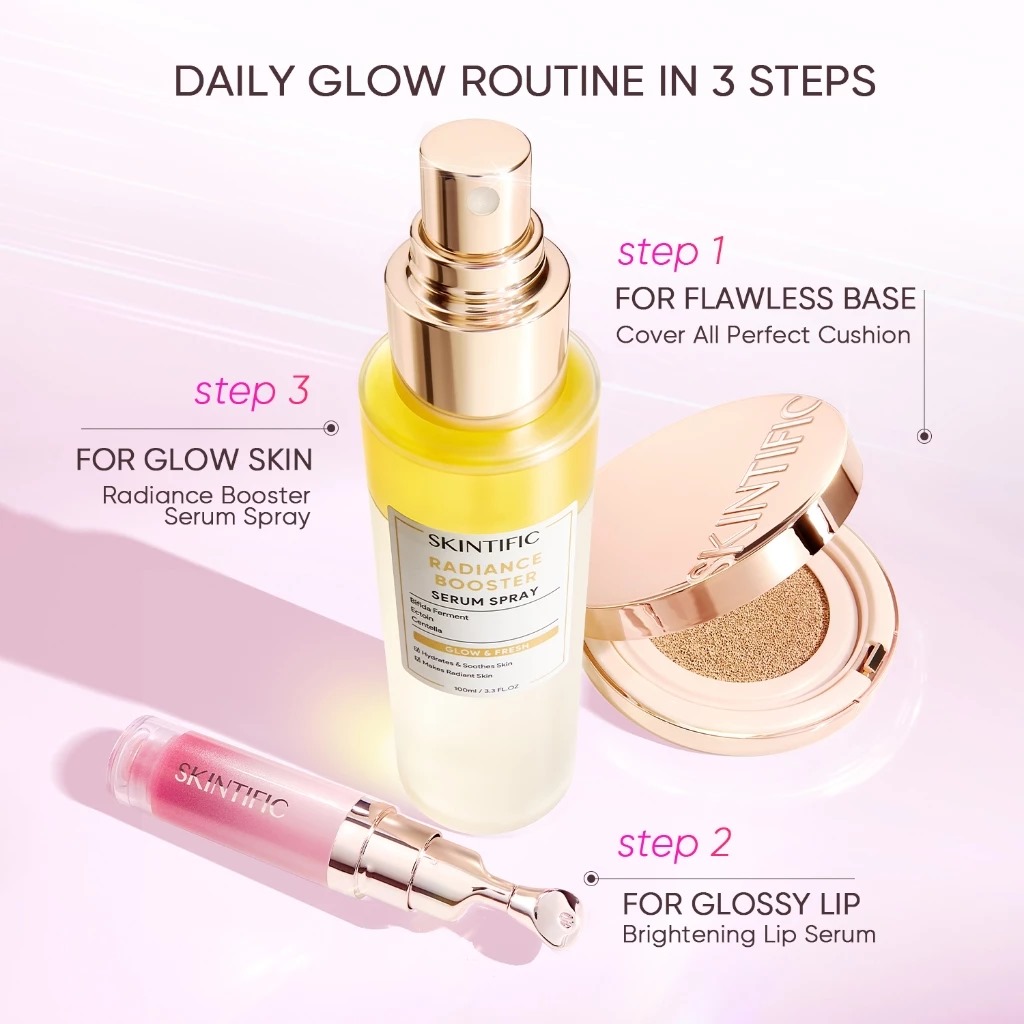 Skintific Brightening Lip Serum 6.5ml - Cherry Red