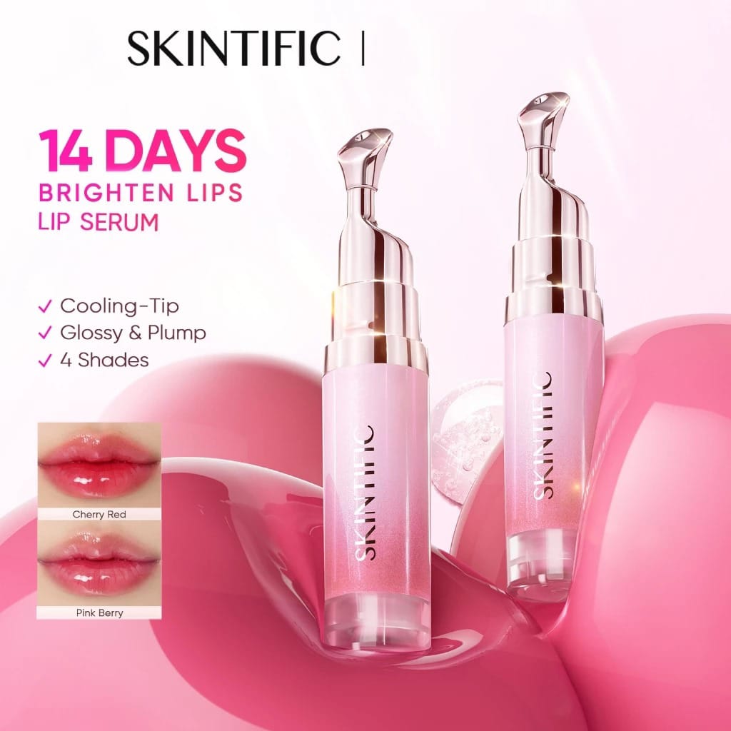 Skintific Brightening Lip Serum 6.5ml - Peach Rose